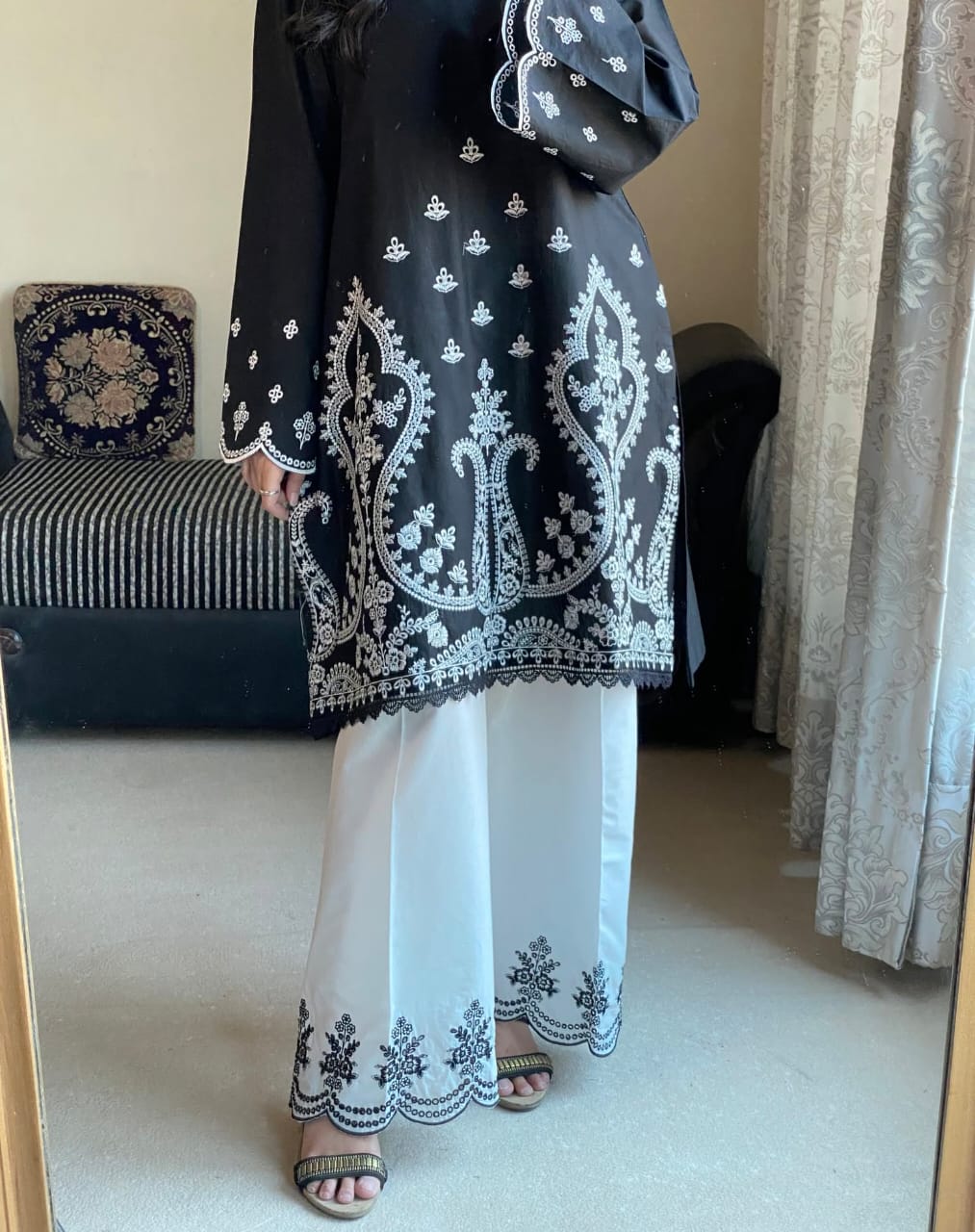 NOOR Embroidered 2 Piece Suit