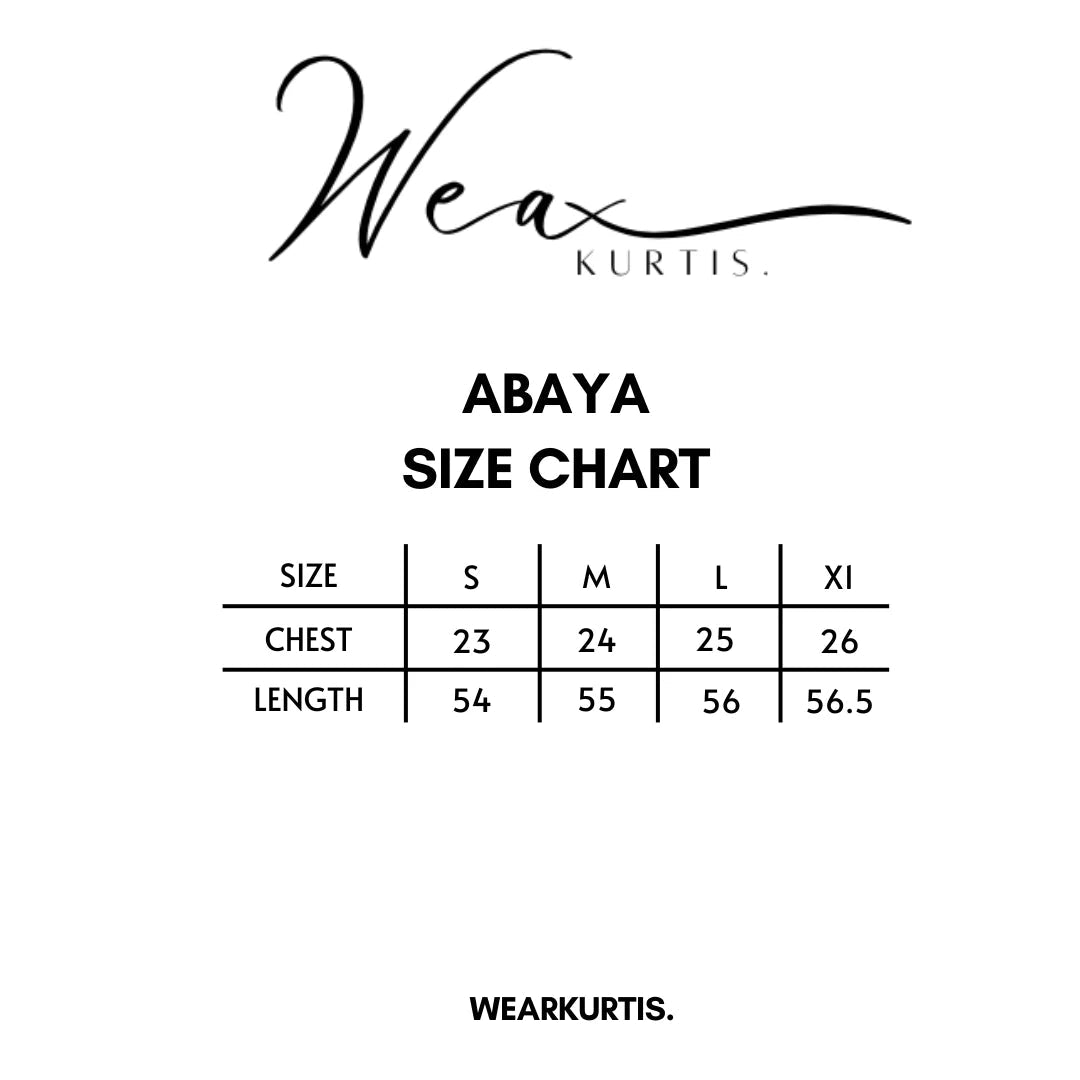 Mirah Unique Abaya design by Wearkurtis.
