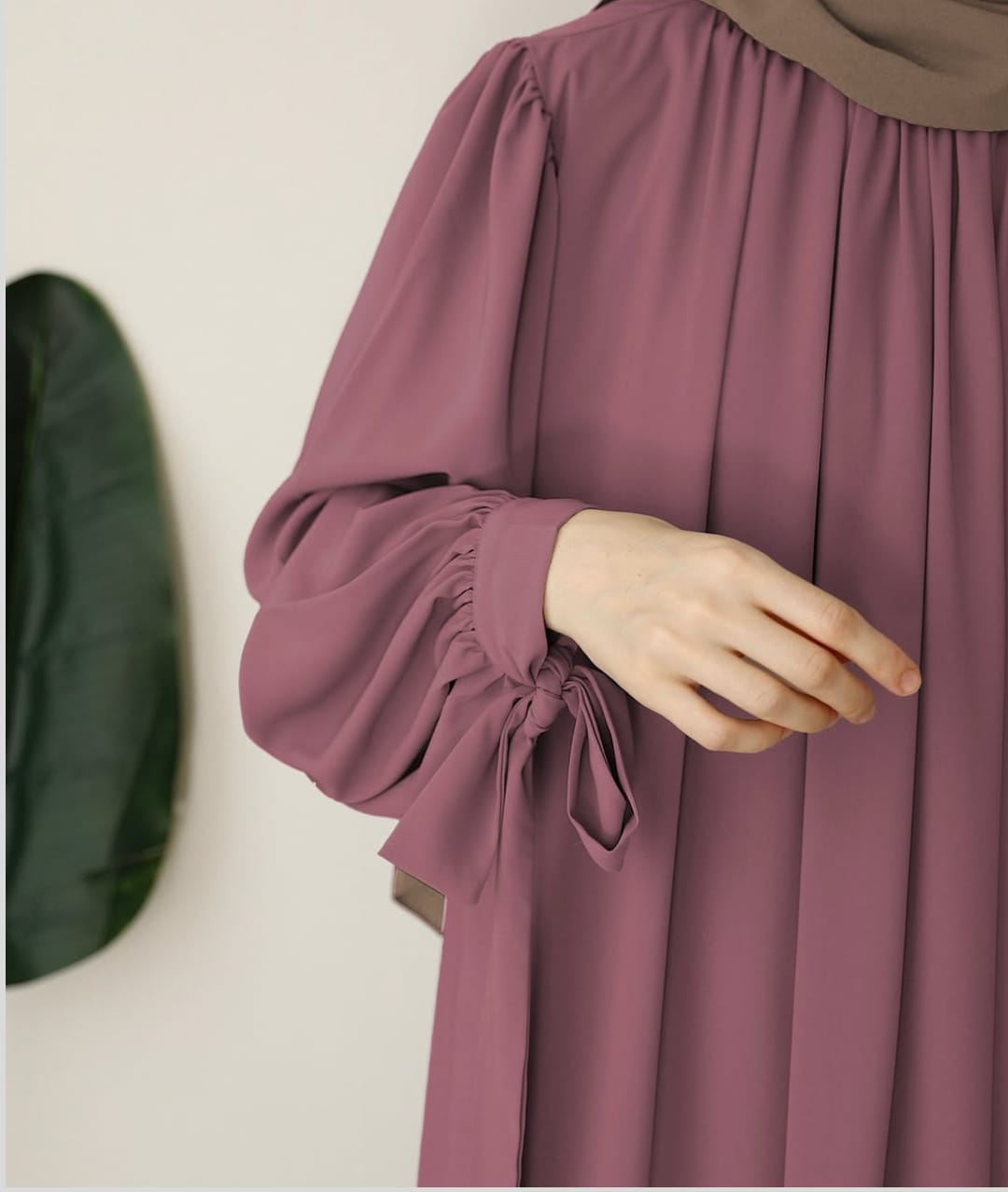 Lavendar Unique Abaya With Stoller design by Wearkurtis.