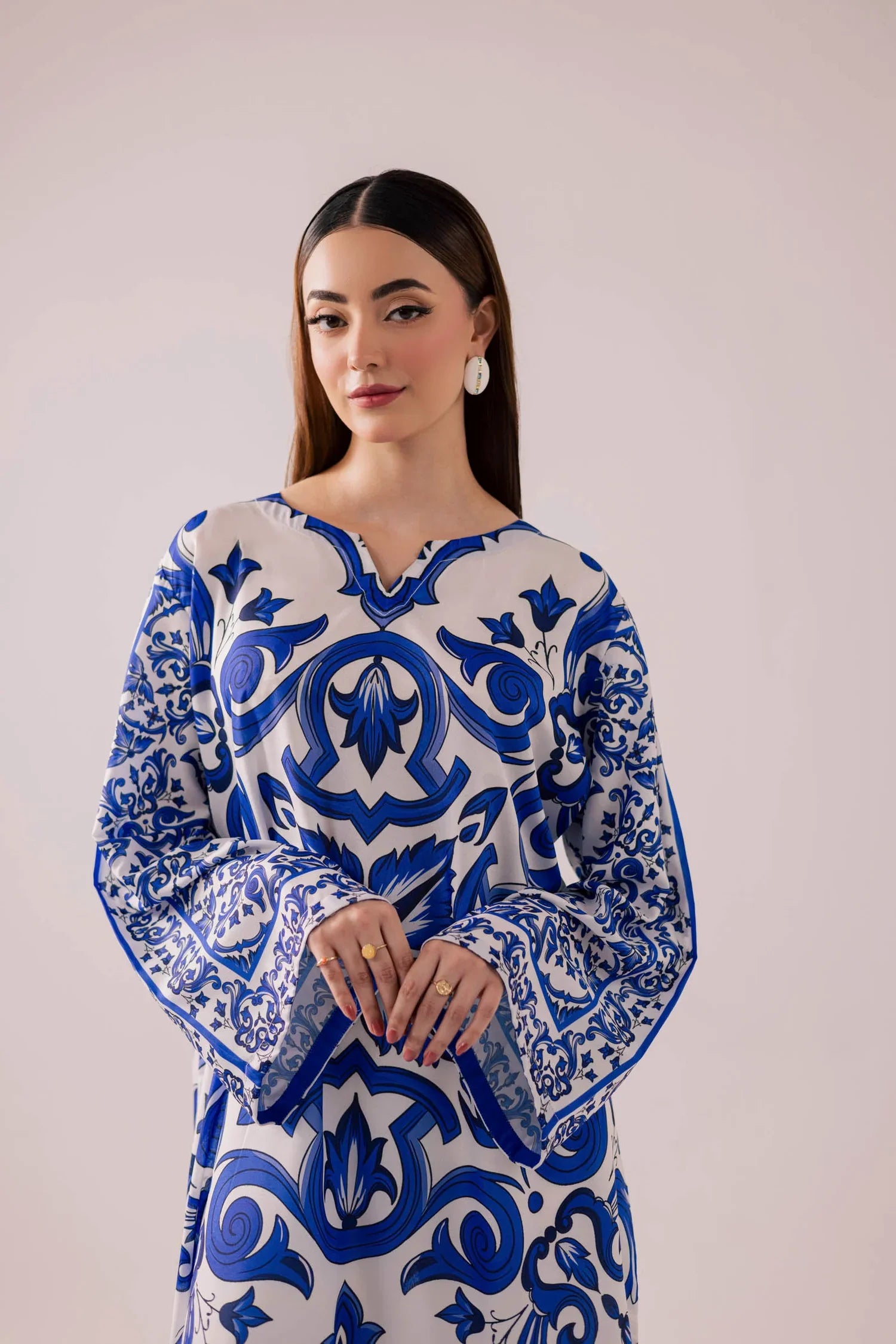 Noor Grace – Silk Crepe Long 2-Piece