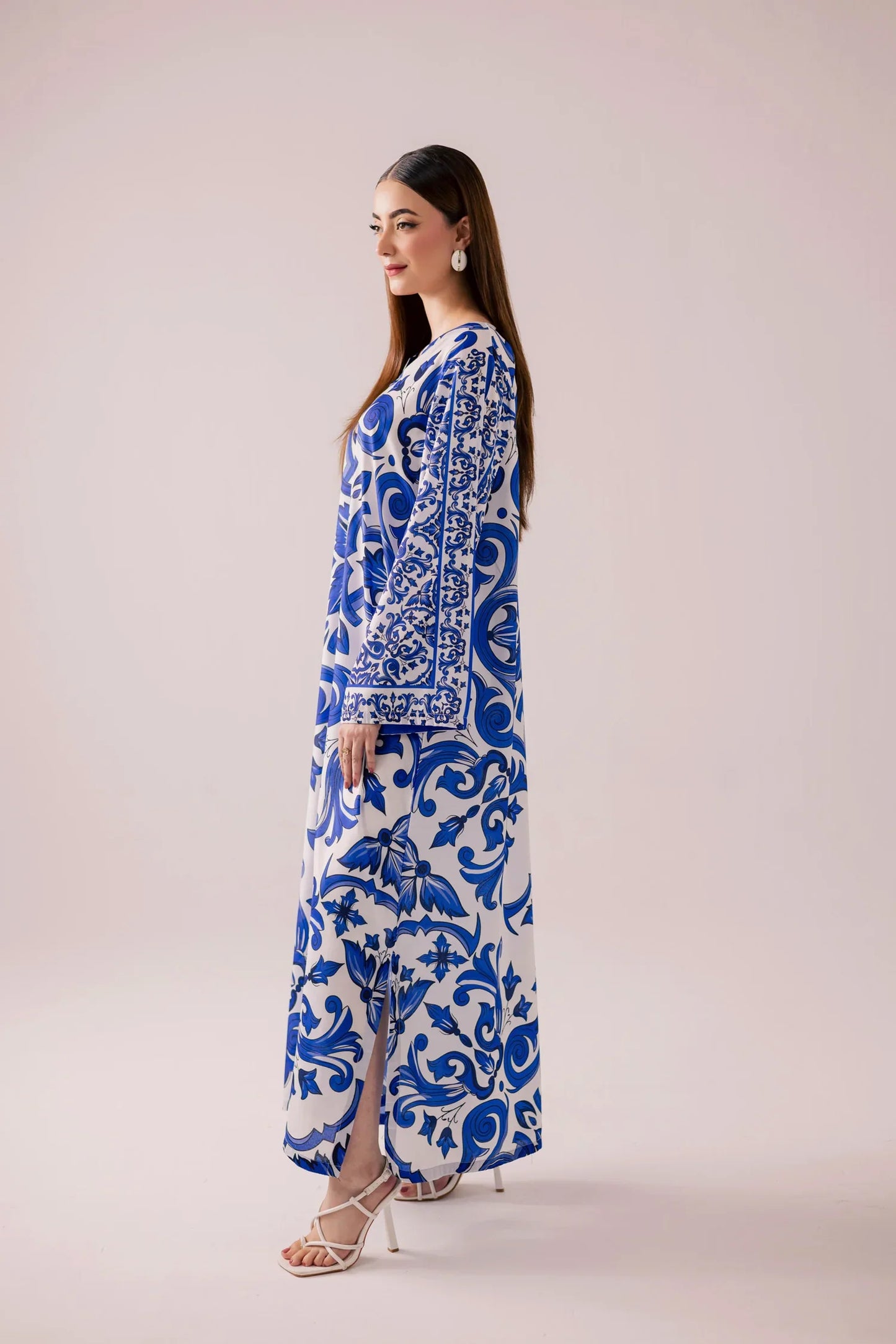 Noor Grace – Silk Crepe Long 2-Piece