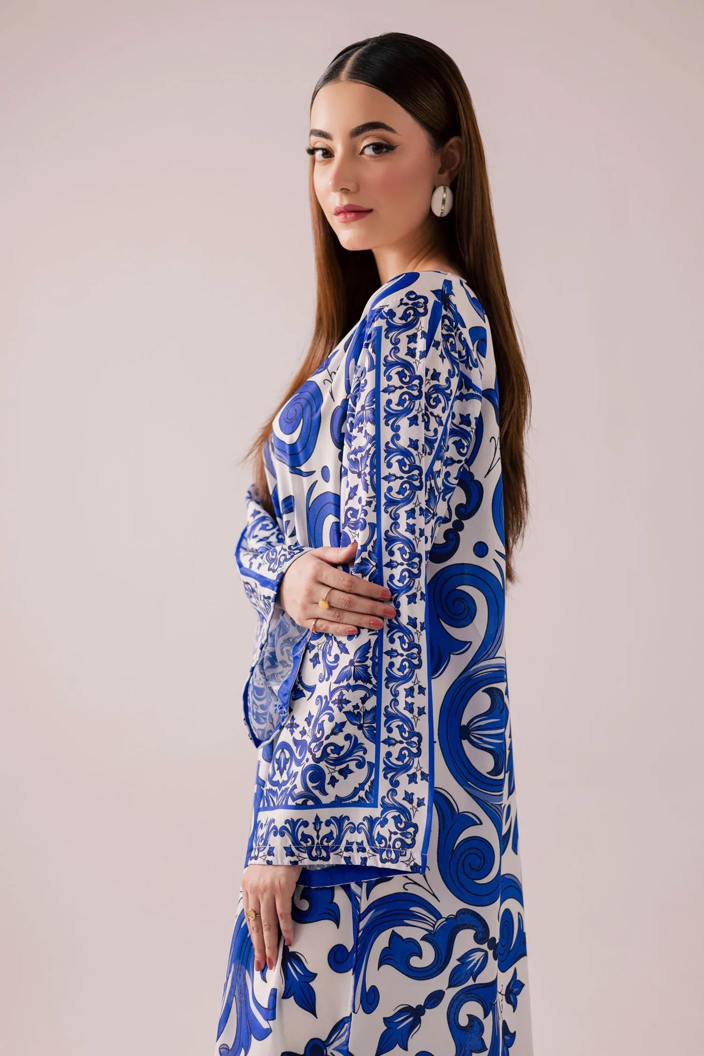 Noor Grace – Silk Crepe Long 2-Piece