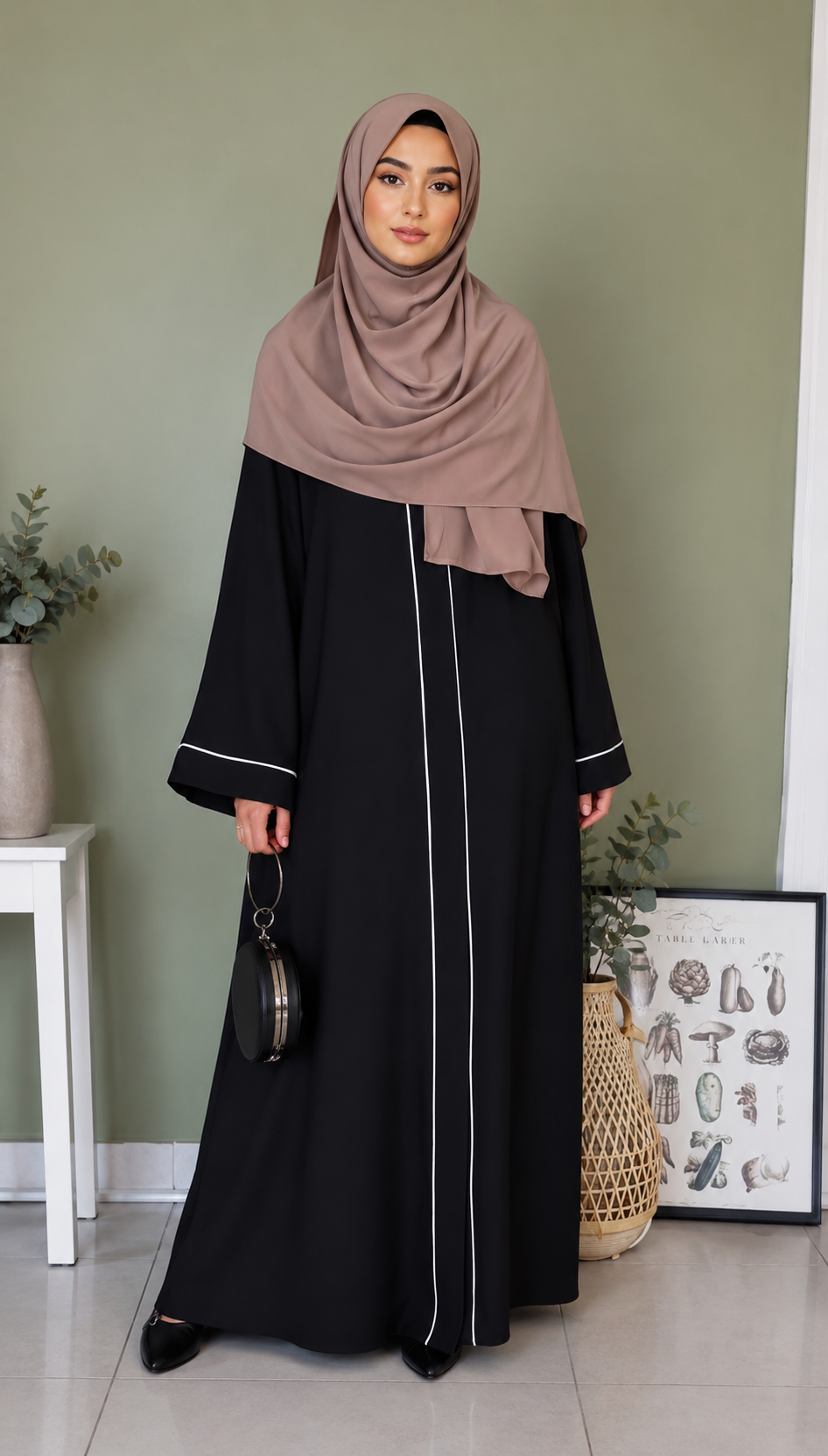 Elysian Luxe Abaya With Stoller By Wearkurtis