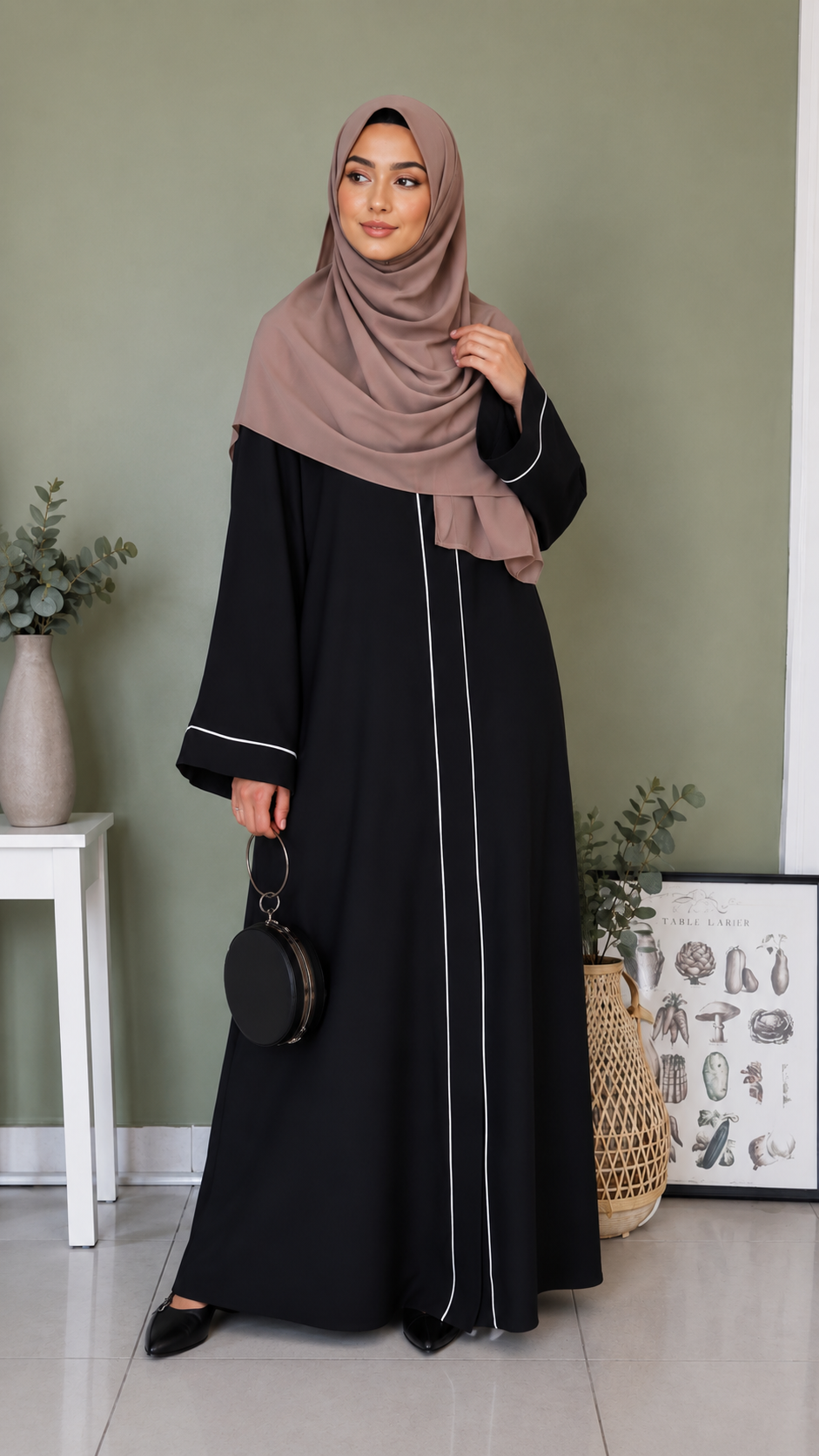 Elysian Luxe Abaya With Stoller By Wearkurtis