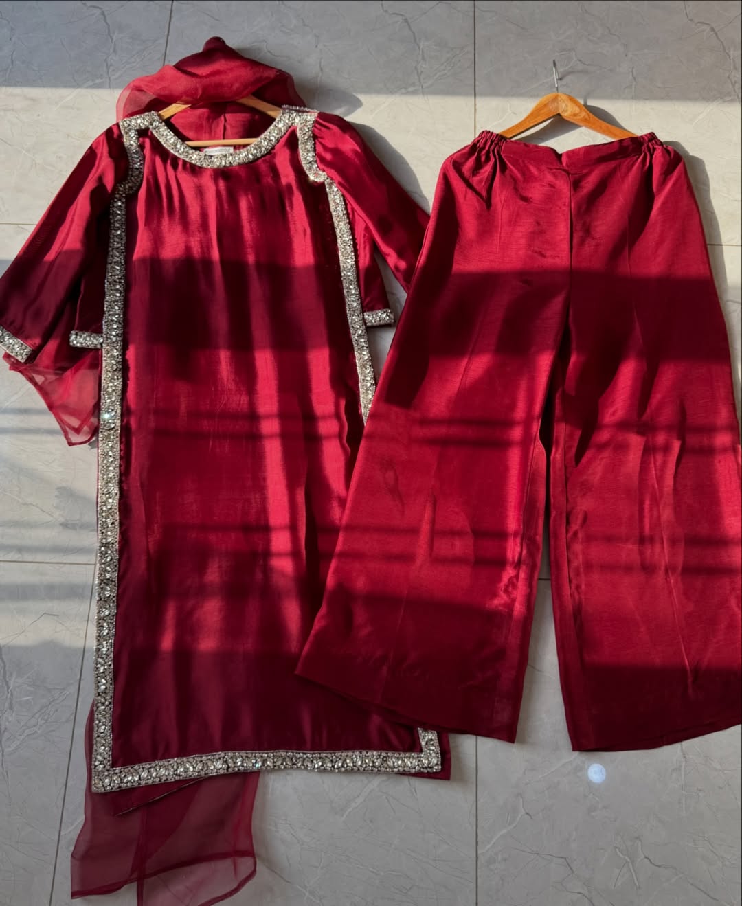 Haya Pure Silk 3 Piece Suit