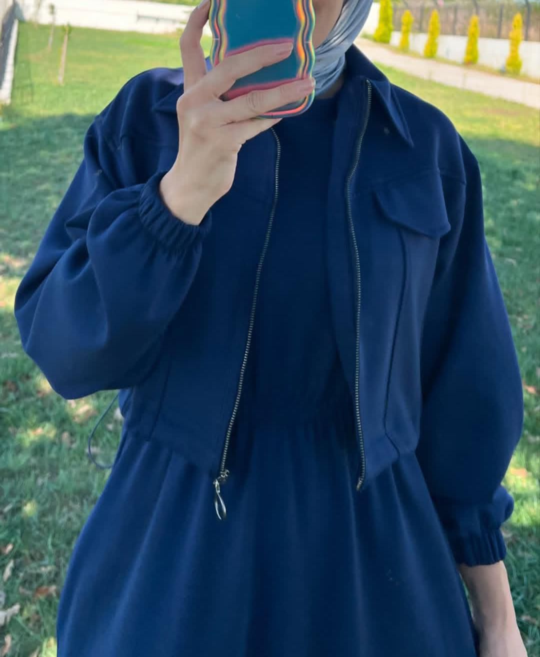 Women Winter Fleece Zip-Up Coati Maxi