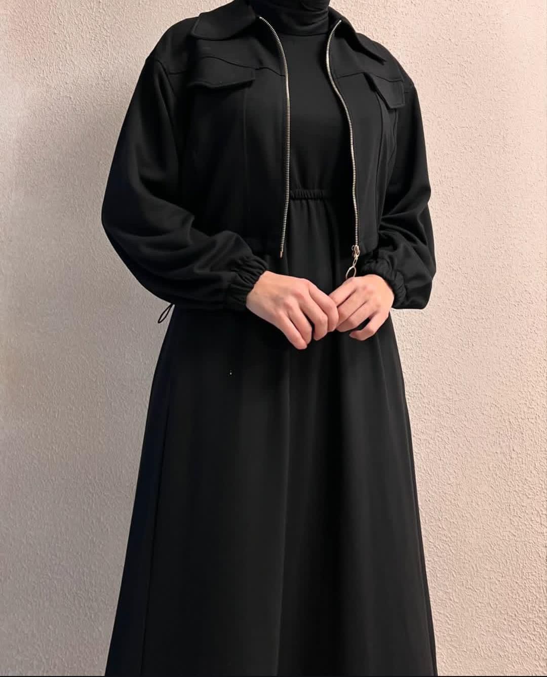 Women Winter Fleece Zip-Up Coati Maxi