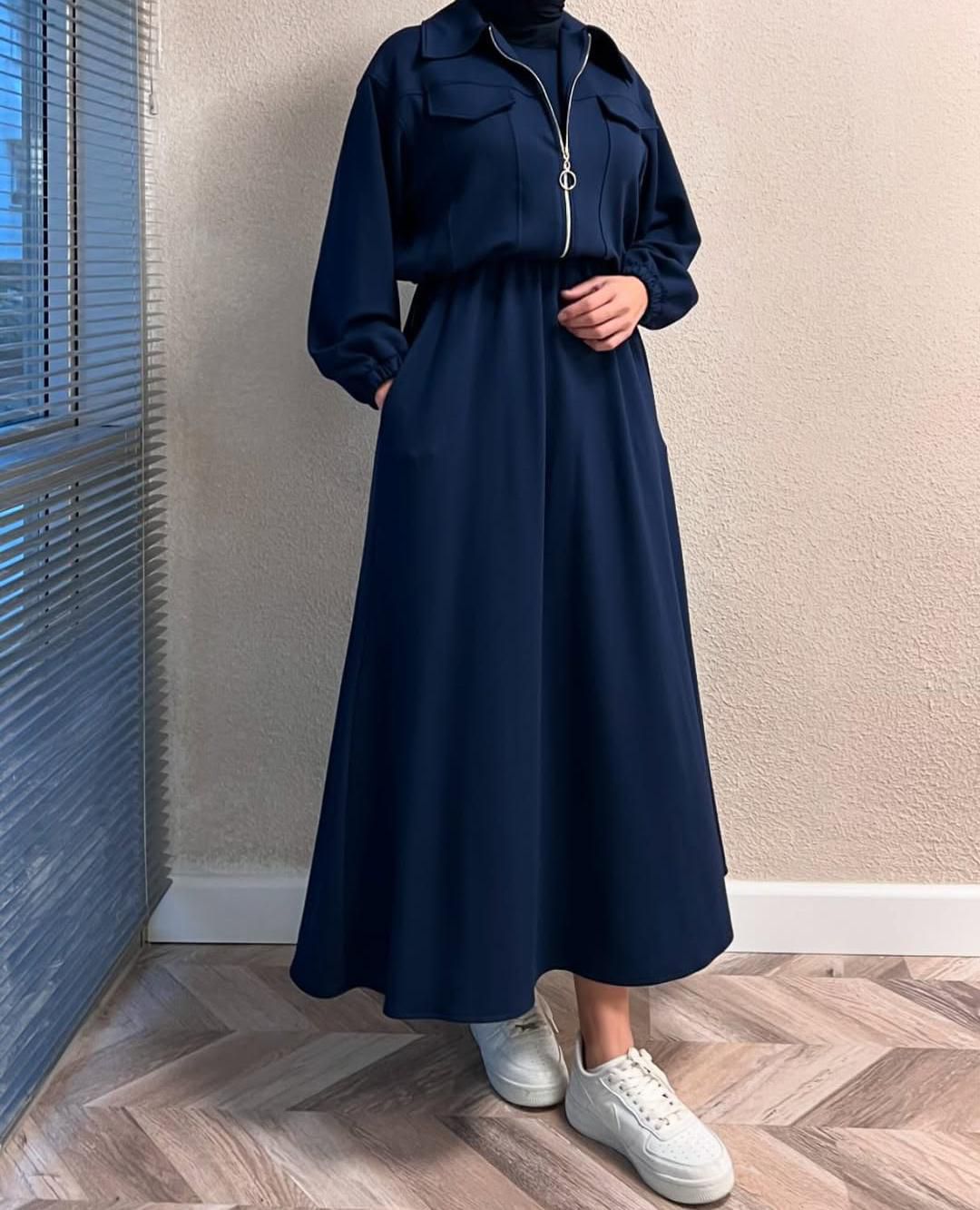 Women Winter Fleece Zip-Up Coati Maxi