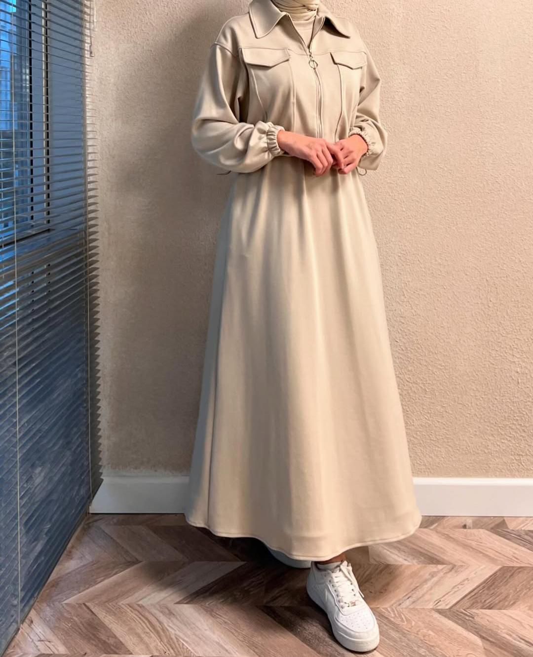 Women Winter Fleece Zip-Up Coati Maxi