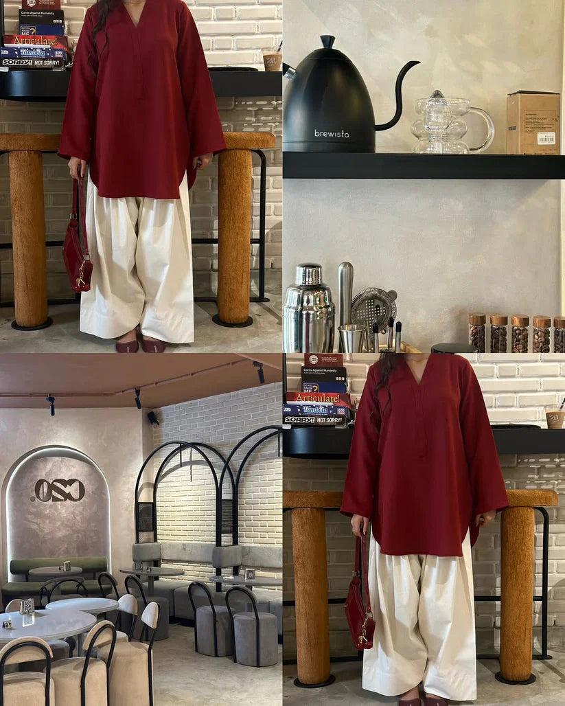 Cherry Winee Royale 2-Piece Suit