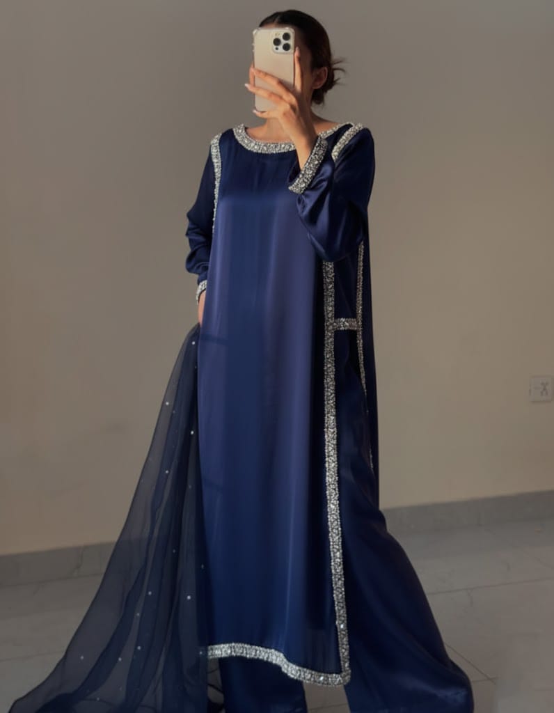 Haya Pure Silk 3 Piece Suit