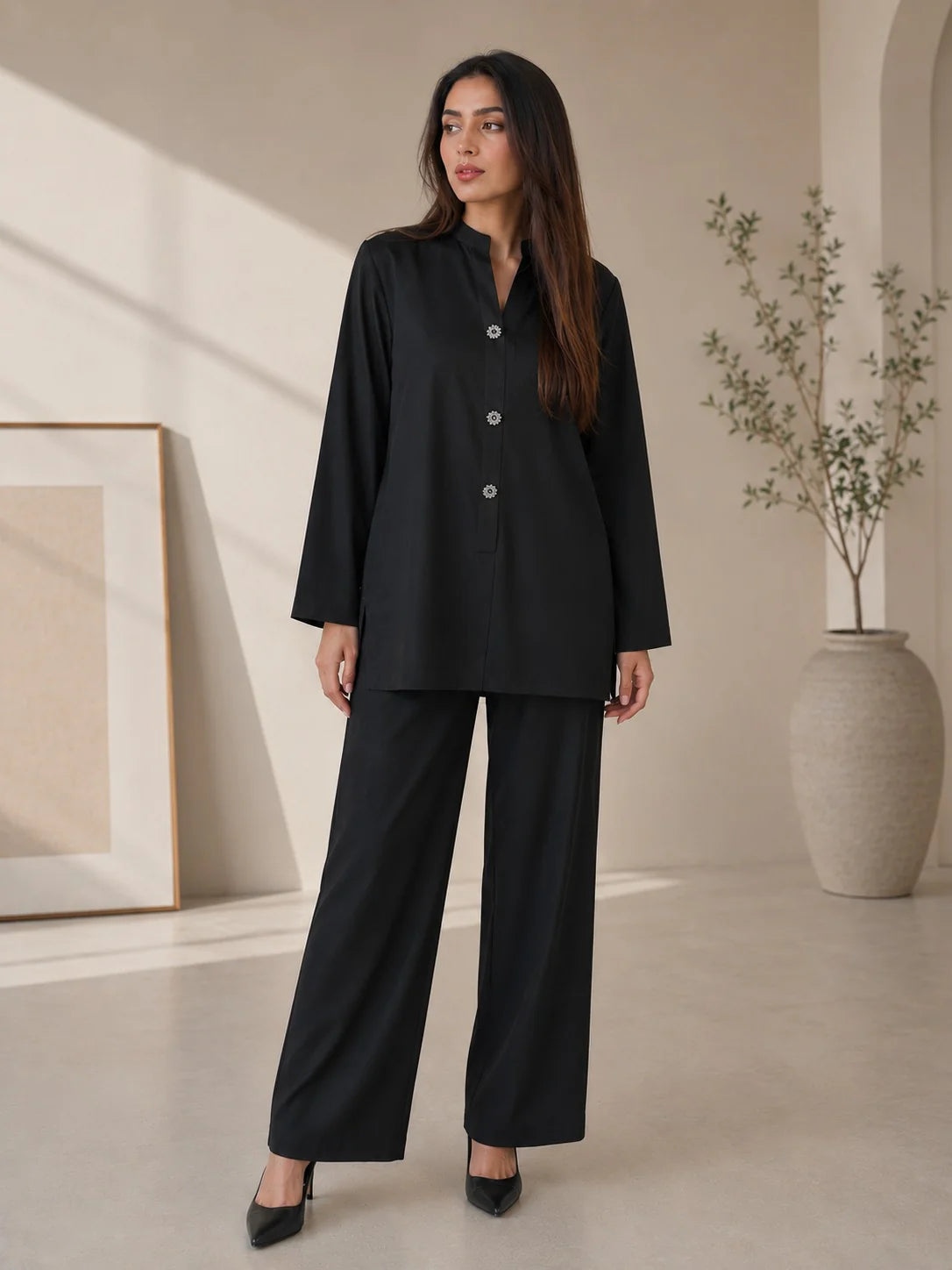 Raven Luxe 2PC Suit By Wearkurtis