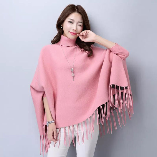 Elegant Comfort Women Poncho By Wearkurtis